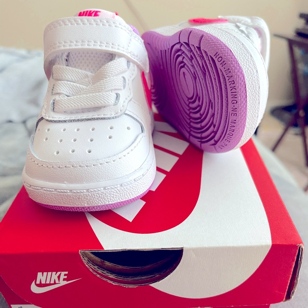 Pink/Purple/White Nike Sneakers